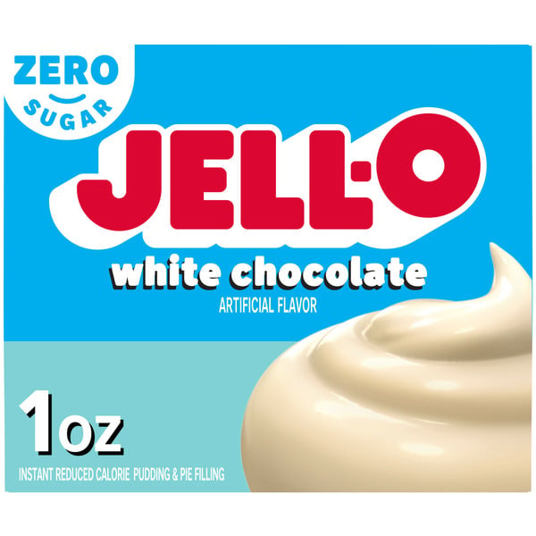 Doughs, Gelatins & Bake Mixes Jell-O Zero Sugar White Chocolate Instant Pudding & Pie Filling hero