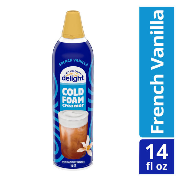 International Delight French Vanilla Cold Foam Coffee Creamer hero