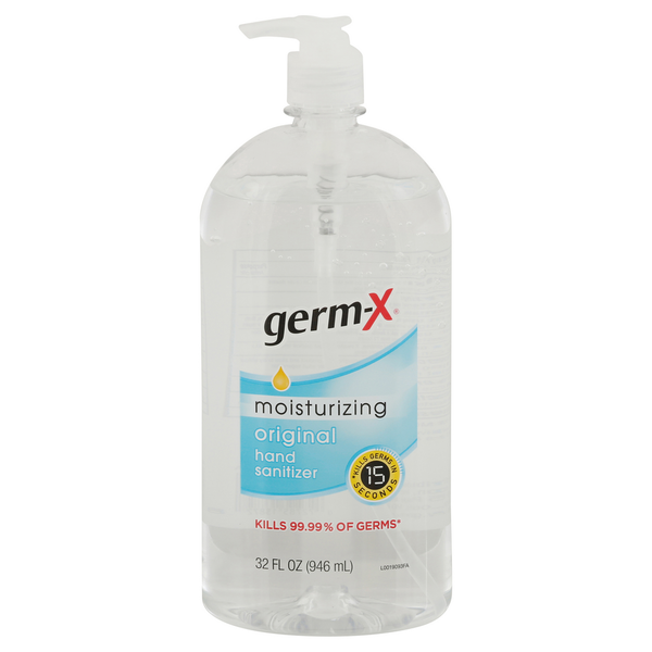 Hand Care Germ-X Hand Sanitizer, Moisturizing, Original hero