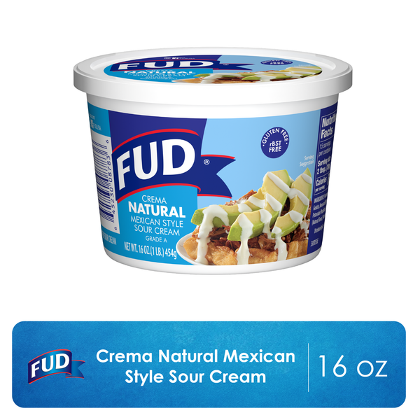 Specialty Cheeses FUD Crema Natural Mexican Style Sour Cream hero