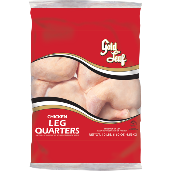 Packaged Poultry Gold Leaf Fresh Chicken Leg Quarters hero