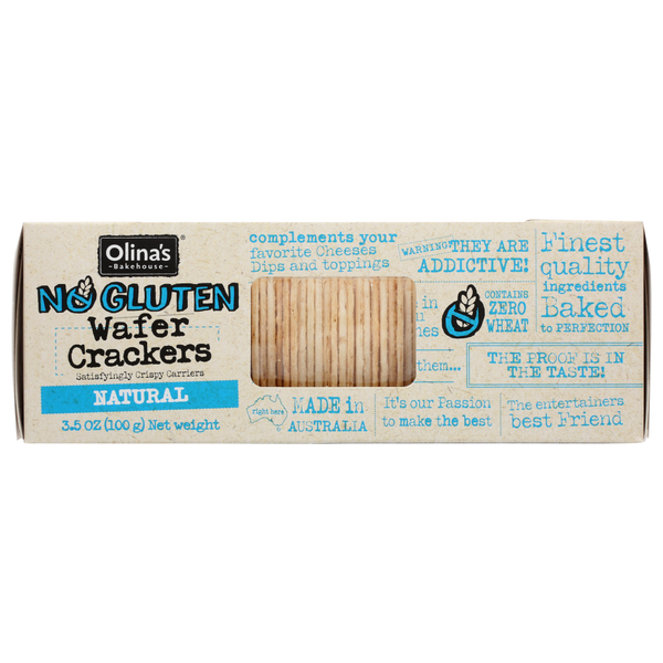 Crackers Olina's Bakehouse Gluten Free Wafer Cracker hero