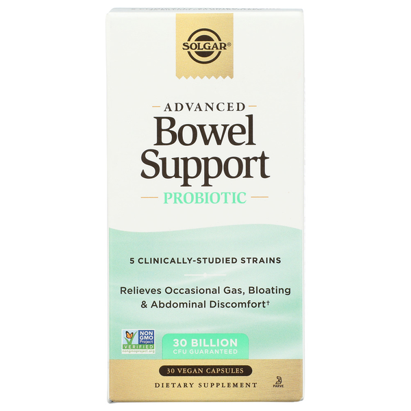 Dietary Supplements Solgar Bowel Support hero