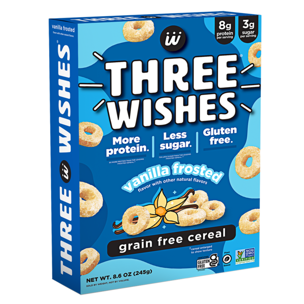 Cereal Three Wishes Vanilla Frosted Grain Free Cereal hero