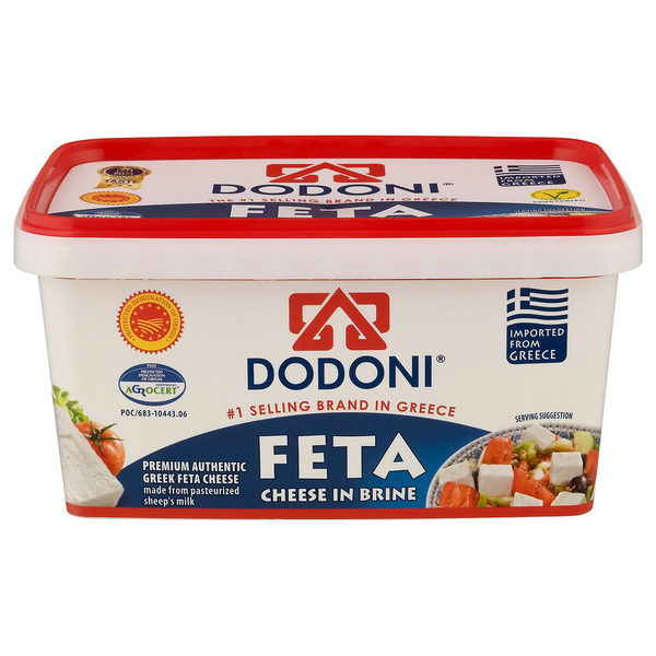 Specialty Cheeses DODONI Cheese, in Brine, Feta hero