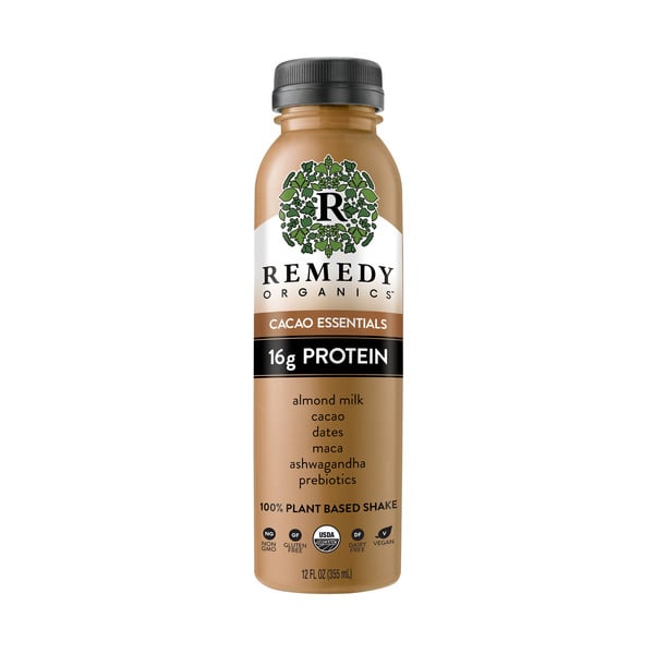 Soy & Lactose-Free Remedy Organics Cacao Essentials Plant-Based Protein, Ready-to-Drink hero