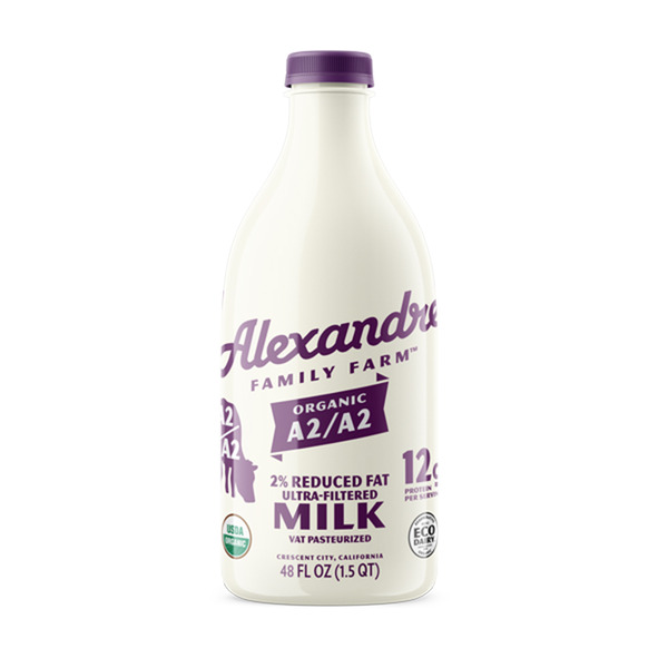 Other Creams & Cheeses Alexandre Family Farm Certified Regenerative Organic A2/A2 2% Reduced Fat Milk hero