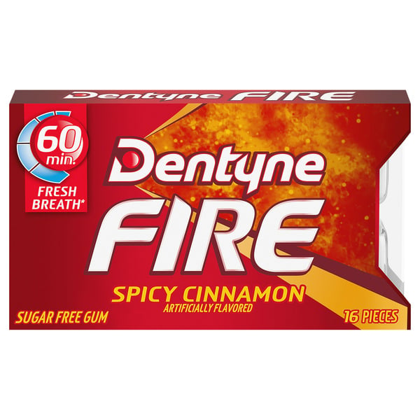 Mint & Gum Dentyne Spicy Cinnamon Sugar Free Gum hero