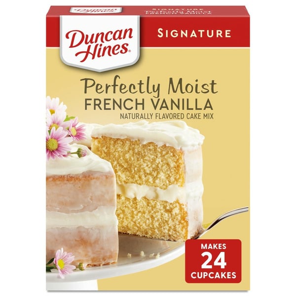 Baking & Supplies Duncan Hines French Vanilla Cake Mix, Baking Mix hero