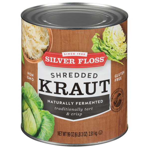 Canned & Jarred Vegetables Silver Floss Kraut, Shredded hero