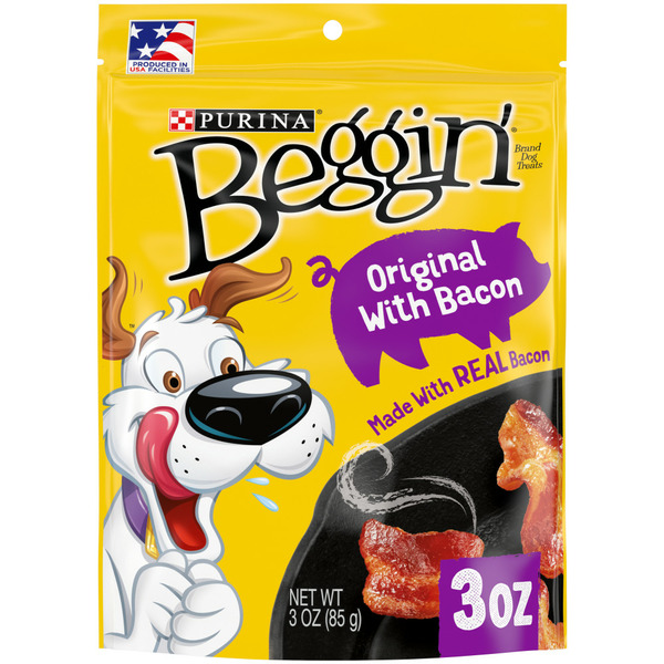 Dog Food & Care Purina Beggin' Strips Real Meat Dog Treats, Original With Bacon Flavor hero