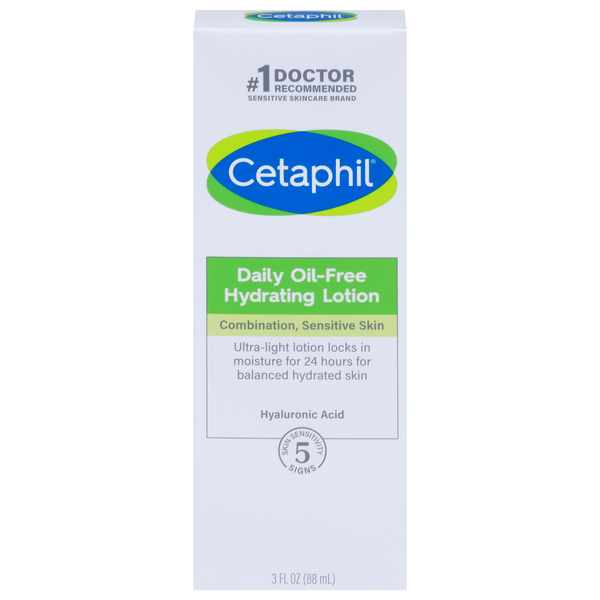 Body Lotions & Soap Cetaphil Hydrating Lotion, Oil-Free, Daily hero