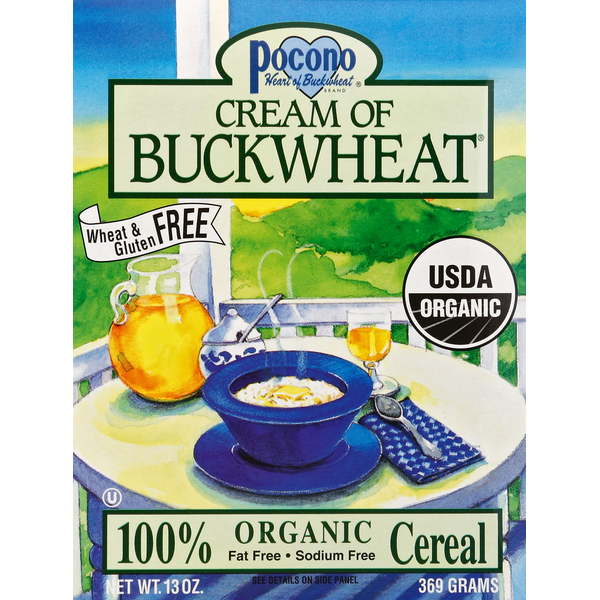 Hot Cereal & Pancake Mixes Pocono Cereal, Cream of Buckwheat hero