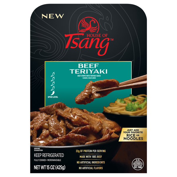 Prepared Sides House of Tsang Beef, Teriyaki hero