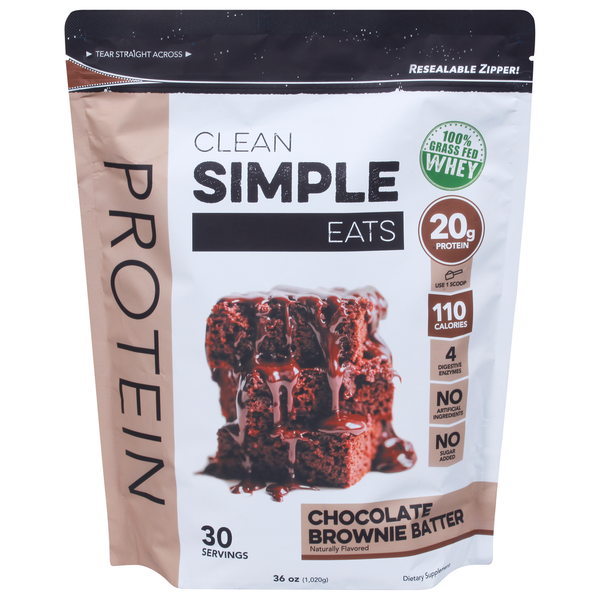 Protein & Meal Replacements Clean Simple Eats Protein, Chocolate Brownie Batter hero