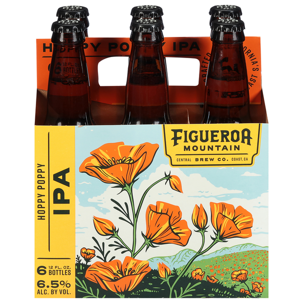 Beers & Coolers Figueroa Mountain Brewing Co. Beer, IPA, Hoppy Poppy hero