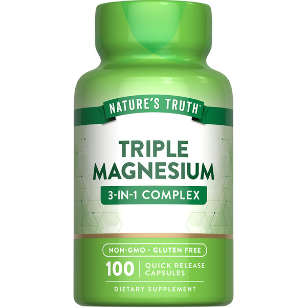 Vitamins & Supplements Nature's Truth Magnesium Trip Complex Capsules hero