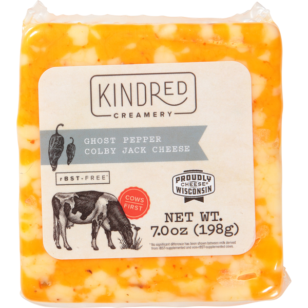 Specialty Cheeses Kindred Creamery Cheese, Ghost Pepper Colby Jack hero