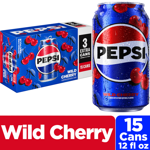 Soft Drinks Pepsi Cherry Cola Soda hero