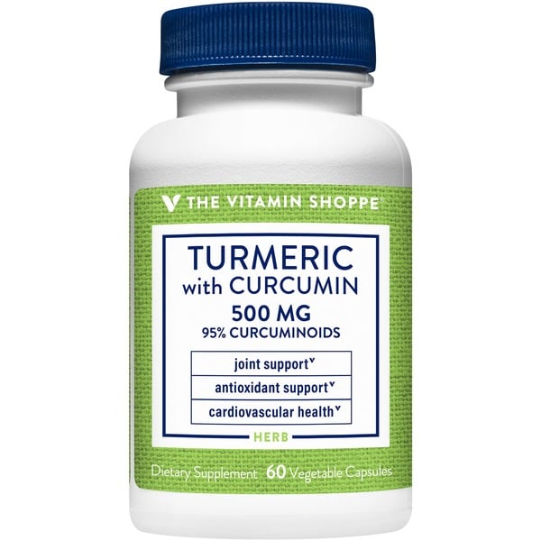 Other Herbs & Natural Remedies The Vitamin Shoppe Turmeric with Curcumin 500 mg (60 Vegetarian Capsules) hero