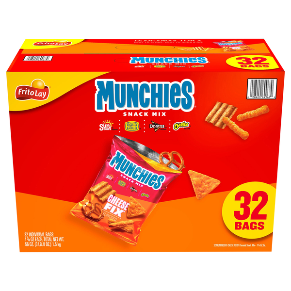 Chips & Pretzels MUNCHIES Snack Mix, Cheese Fix Flavored hero