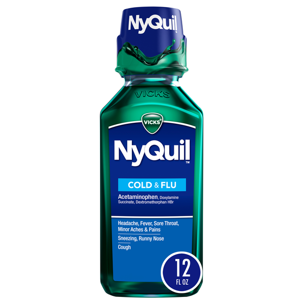 Cold, Flu & Allergy Vicks Cold & Flu, Multi-Symptom Relief, Liquid Medicine hero