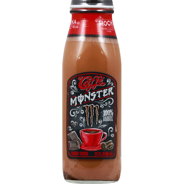 Refrigerated Monster Energy Energy Coffee, 100% Arabica, Mocha hero