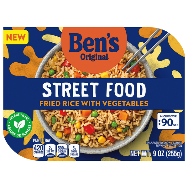 Grains, Rice & Dried Goods Ben's Original Fried Rice, with Vegetables, Street Food hero