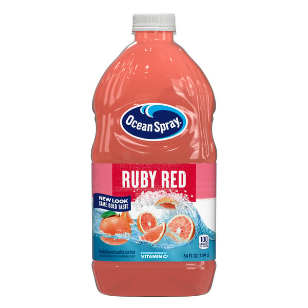 Juice & Nectar (Shelf-Stable) Ocean Spray Ruby Red Original Grapefruit Juice Drink hero