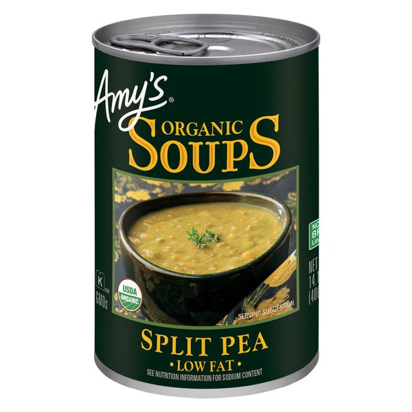 Soup, Broth & Bouillon Amy's Kitchen Split Pea Soup hero