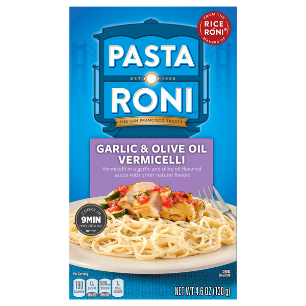 Instant Foods Pasta Roni Vermicelli, Garlic & Olive Oil hero