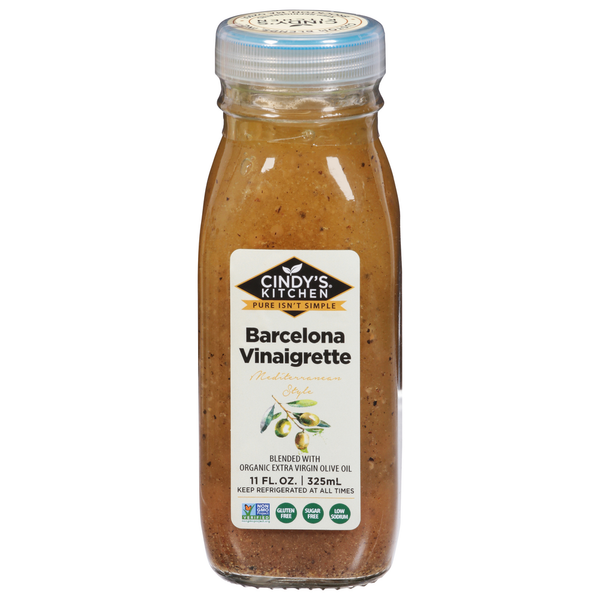 Salad Dressing & Toppings Cindy's Kitchen Barcelona Vinaigrette Mediterranean Style hero