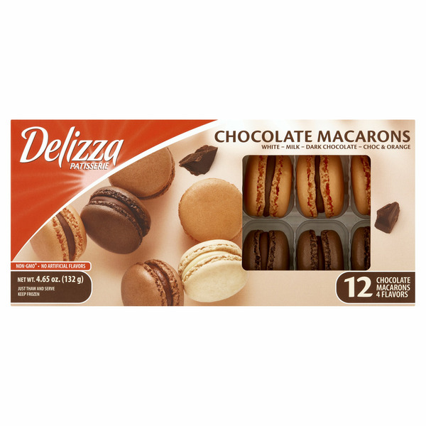 Delizza Chocolate Macarons hero