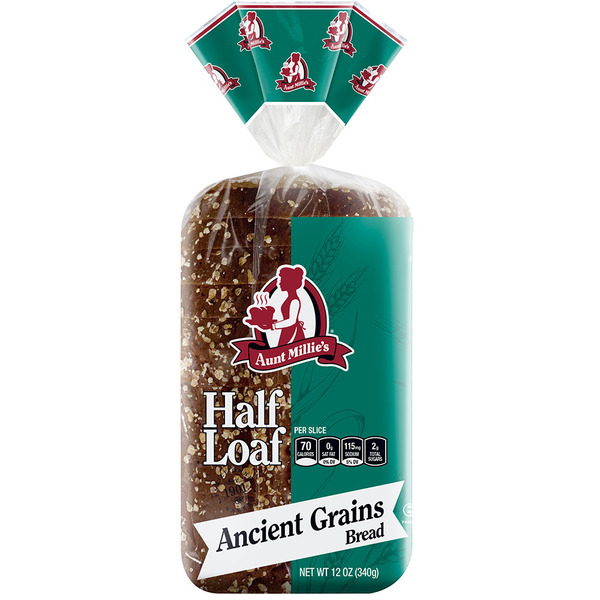 Bread Aunt Millie's Half Loaf, Ancient Grains hero