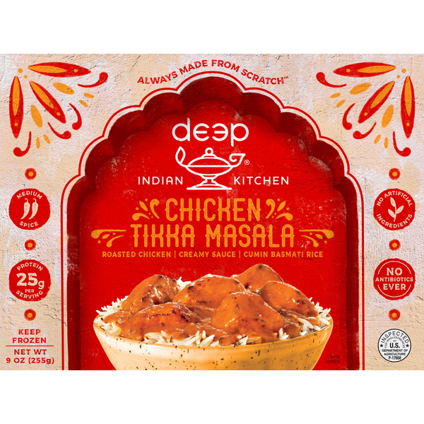 Frozen Meals Deep Indian Kitchen Chicken Tikka Masala, Medium Spice hero