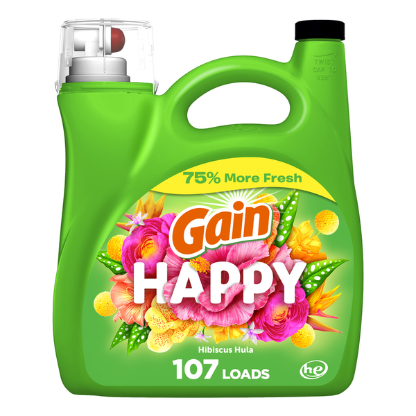 Laundry Gain Laundry Detergent, Happy hero