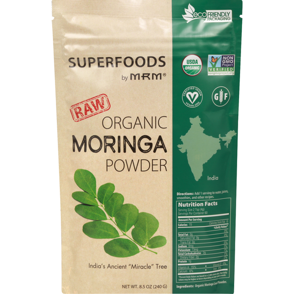 Protein & Meal Replacements MRM Moringa, Organic, Raw, Powder hero