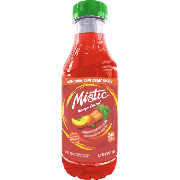 Juice & Nectars Mistic Juice Blend Drink, Mango Carrot hero