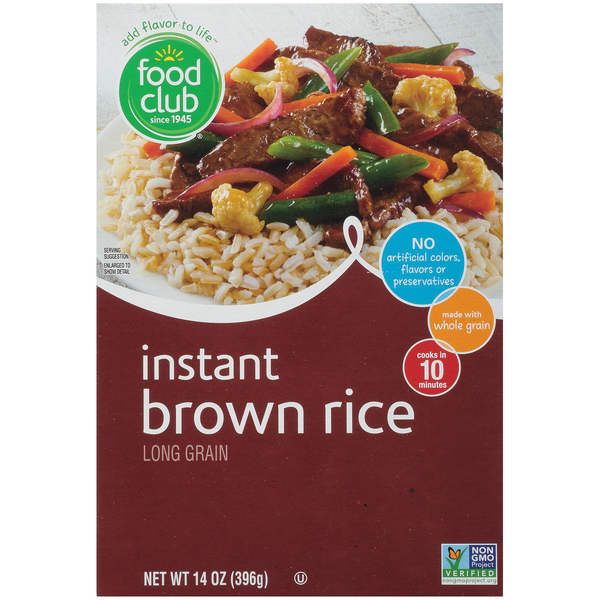 Instant Foods Food Club Long Grain Instant Brown Rice hero