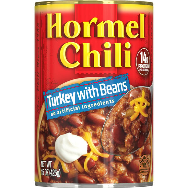 Canned Meals & Beans Hormel Chili Turkey With Beans hero