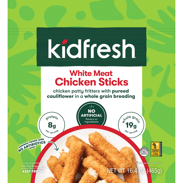 Frozen Meals Kidfresh White Meat Chicken Sticks hero