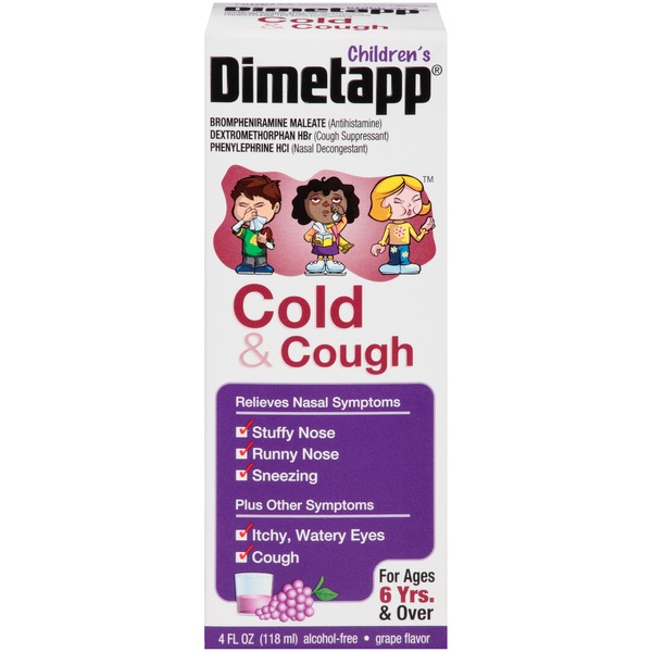 Cold, Flu & Allergy Dimetapp Children's Cold and Flu Medication hero