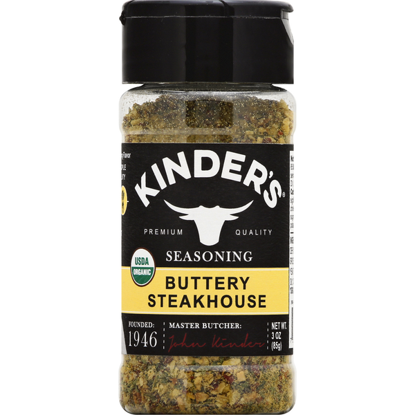 Condiments Kinder's Seasoning, Buttery Steakhouse hero