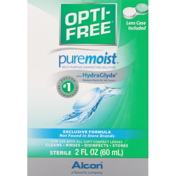 Eye & Ear Care OPTI-FREE Disinfection Solution, with Hydraglyde, Multi Purpose hero