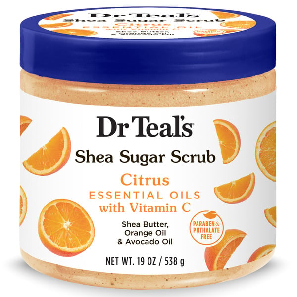 Dr Teal’s Citrus Shea Sugar Scrub hero