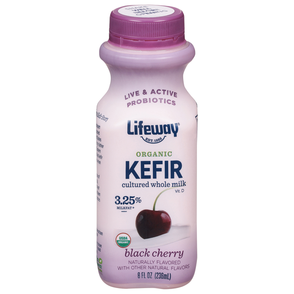 Lifeway Kefir, Organic, Black Cherry hero