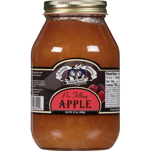 Baking Ingredients Amish Wedding Pie Filling, Apple hero