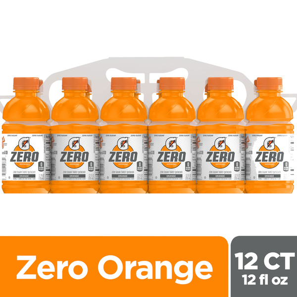 Energy & Sports Drinks Gatorade Zero, Orange - Pack hero