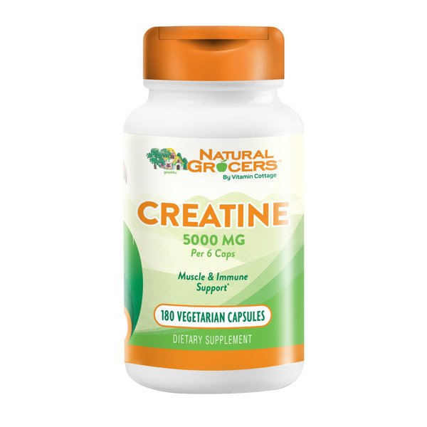 Dietary Supplements Natural Grocers 5000mg Creatine Vegetarian Capsules hero