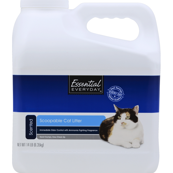 Cat Food & Care Essential Everyday Cat Litter, Scoopable, Scented hero